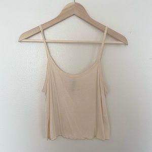 Full Tilt • Cream Tank Top